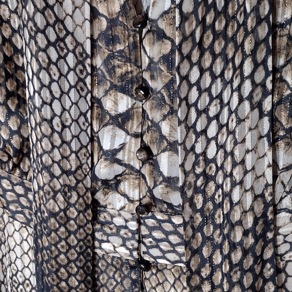 Le Superbe Animal Print Dress Size 4 - Picture 3 of 9